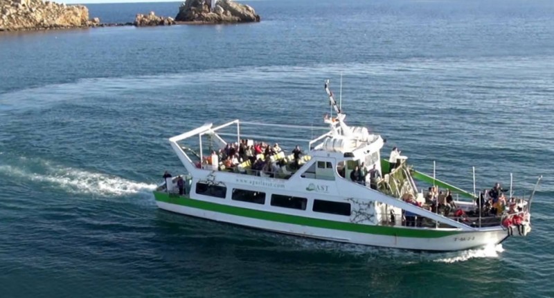 The Don Pancho tourist boat in Águilas; group outings, parties and boat trips