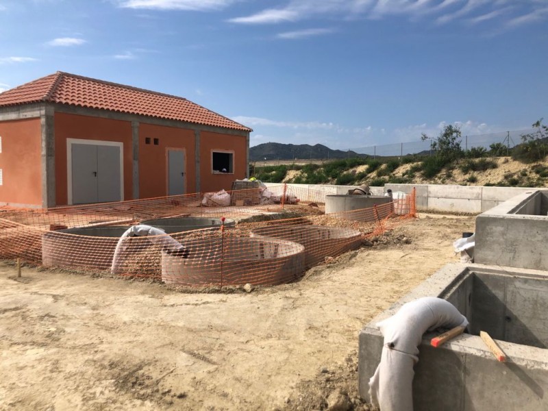 <span style='color:#780948'>ARCHIVED</span> - New Mazarron waste water treatment plant in Majada proceeding well