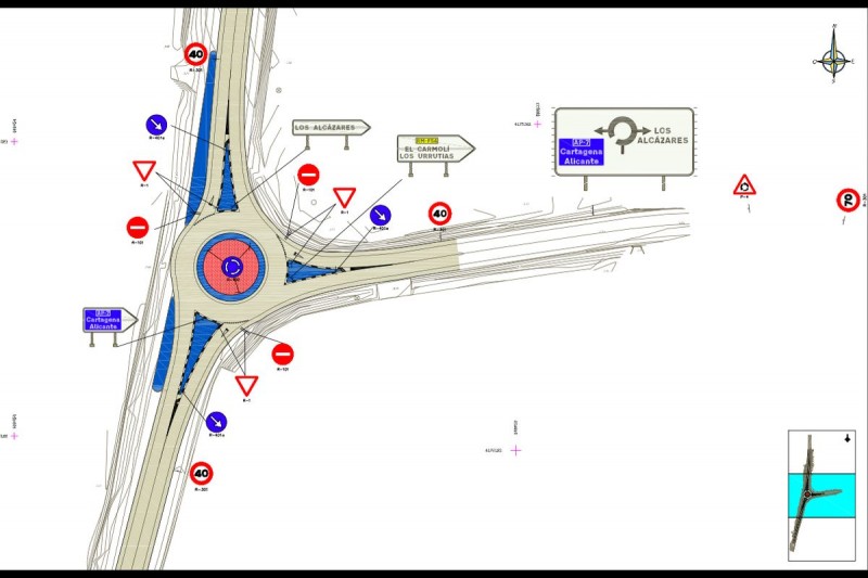 <span style='color:#780948'>ARCHIVED</span> - New roundabout will improve road safety between El Carmoli and Los Urrutias