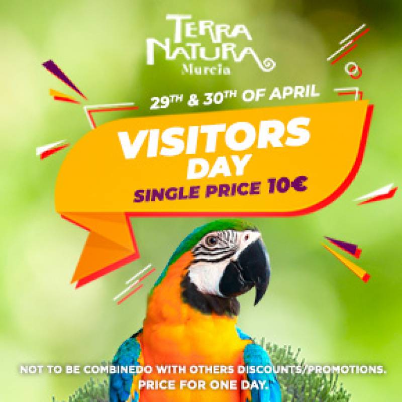 <span style='color:#780948'>ARCHIVED</span> - April 29 and 30 Terra Natura Murcia Visitors Day deal