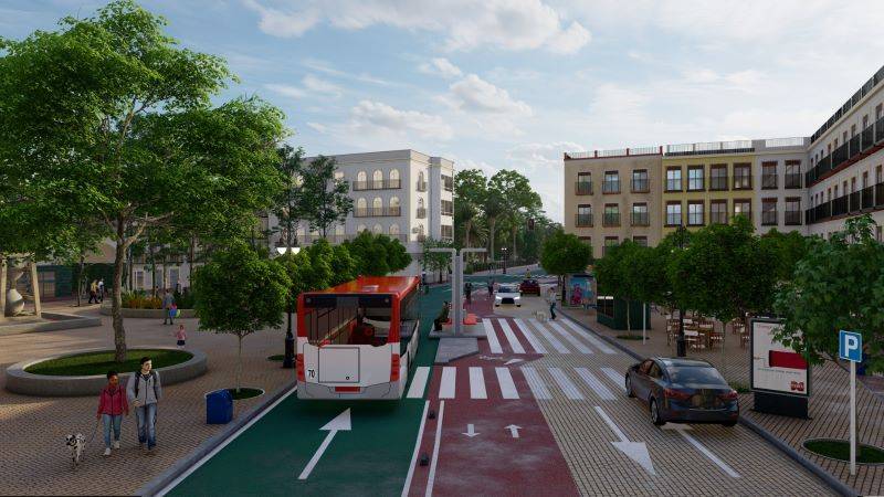 Extensive road works to turn Murcia into a greener city