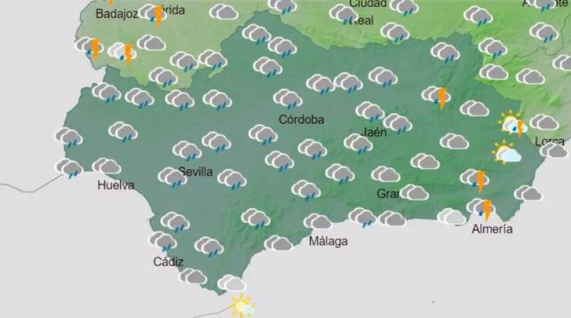 Easter Week under water: All of Spain on high alert for storm Nelson