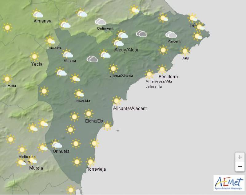 Final blast of heat before rain: Alicante weather forecast May 16-19