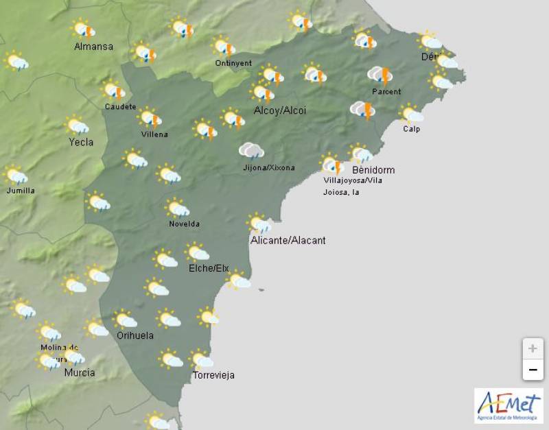 Final blast of heat before rain: Alicante weather forecast May 16-19