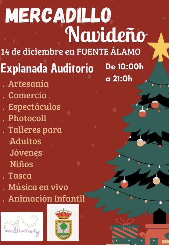 December 14 Christmas market in Fuente Álamo 