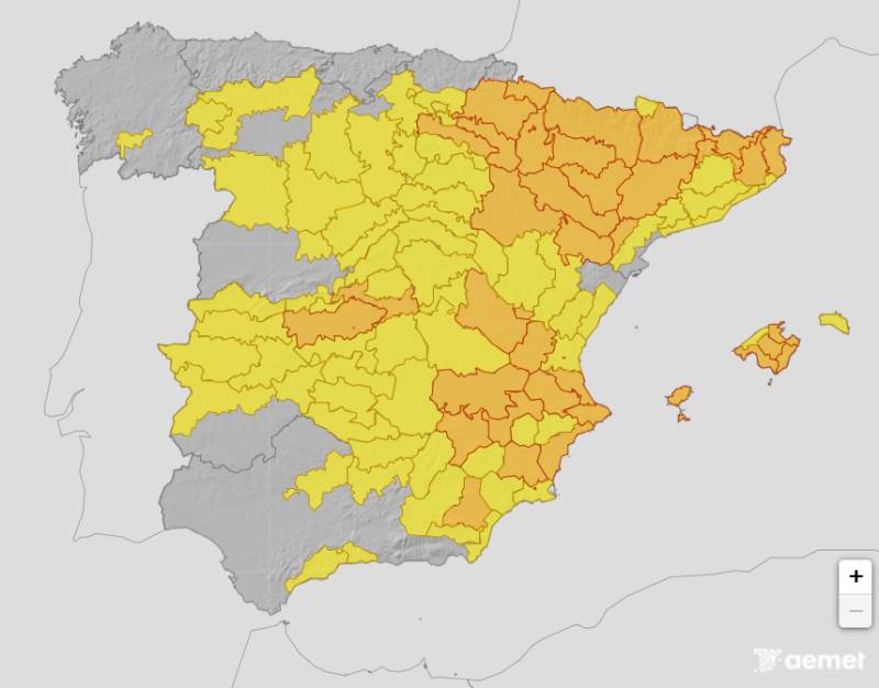 Spain weekend weather July 9-12: Heatwave breaks, but the east will still hit 40°C