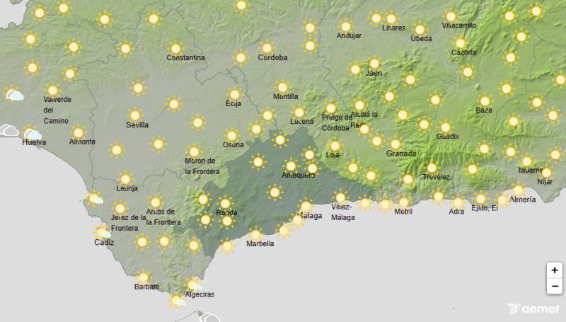Another week of intense heat and Saharan dust returns: Andalucía weather forecast July 27-30