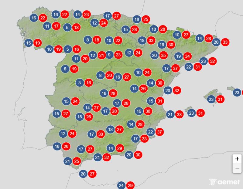 Spain weather forecast August 24-27: Storms, sunshine and a sharp temperature drop