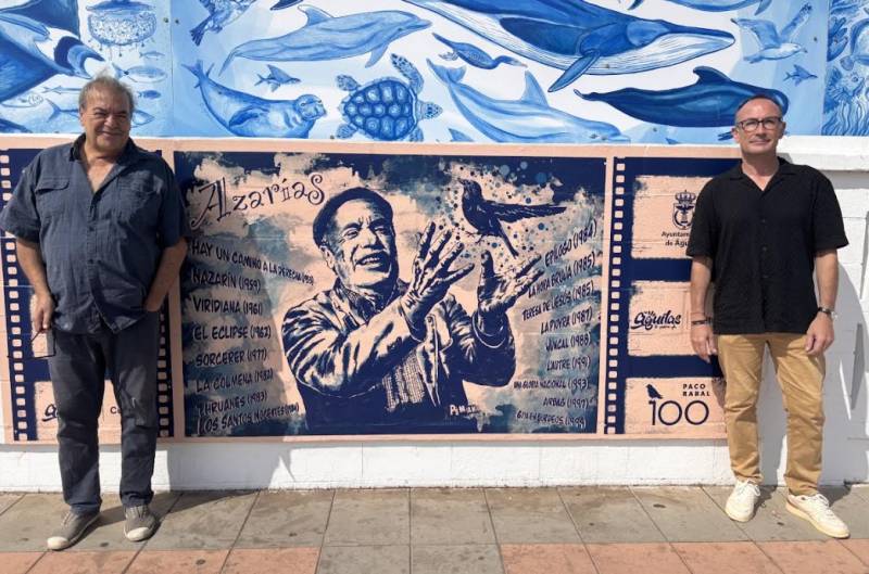 Murals unveiled in Águilas to celebrate the centenary of actor Paco Rabal