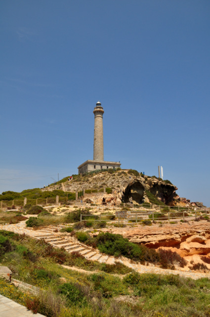 Cabo de Palos, visiting the lighthouse and marina area, a great ride out for bikers