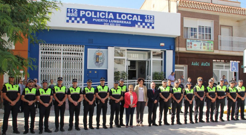 Local police and Guardia Civil in Puerto Lumbreras